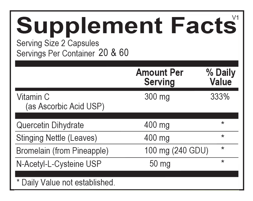 Natural D-Hist® 120 ct